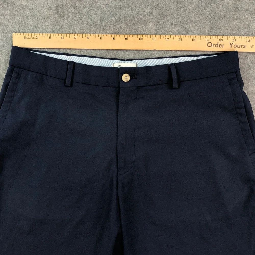 Peter Millar Mens Golf Shorts 36x9 (fits 34x9) Navy Country Club Comfort Summer